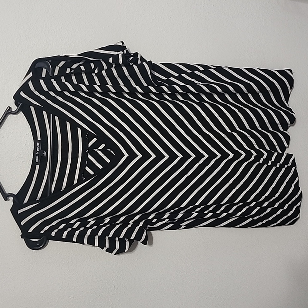 Black and white shirt